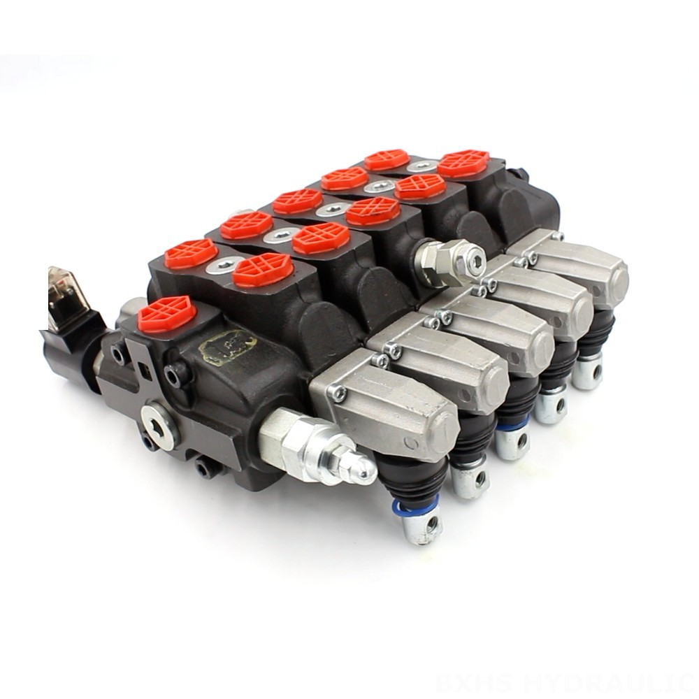 SD8-Electric Unloading Valve 5 Position 2 Solenoid 12v 24v Hydraulic Directional Control Valve image